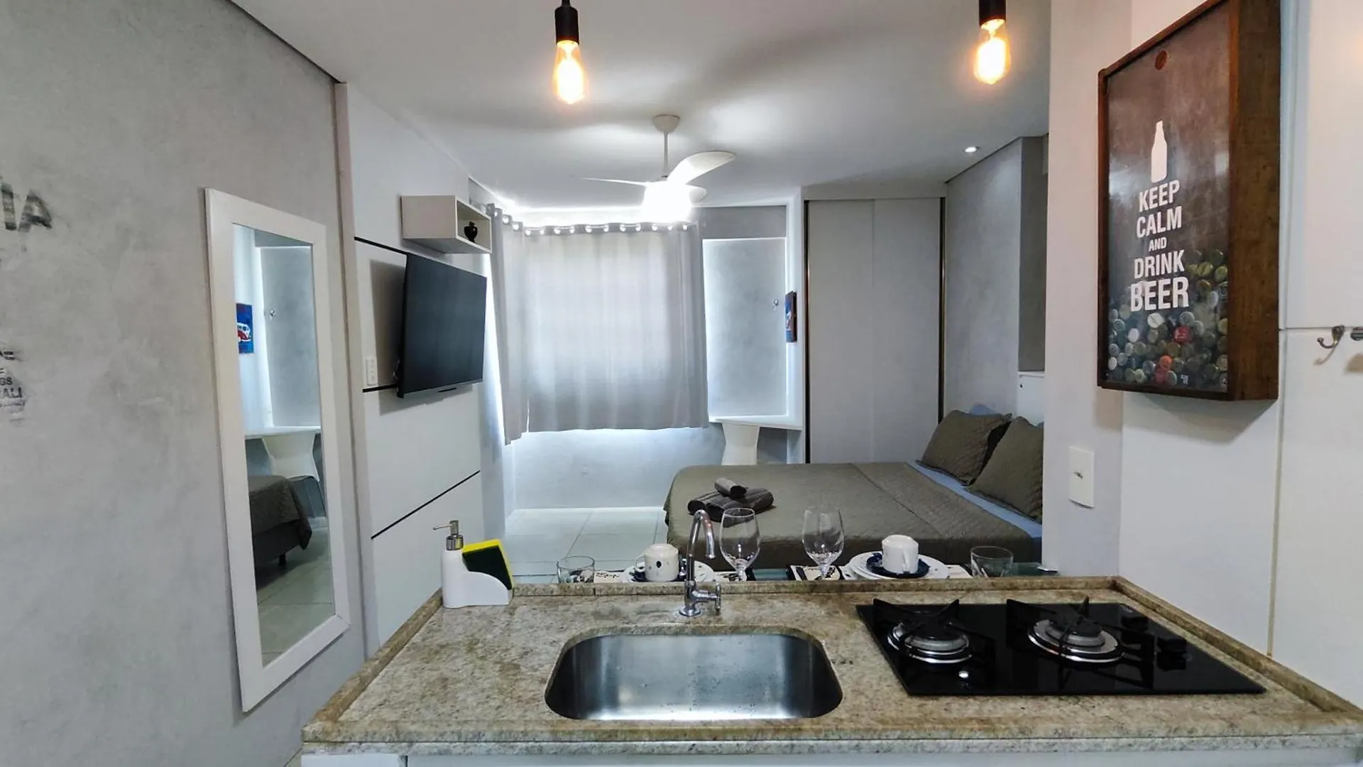 Flat Golden Shopping Home Service - 25º Andar - Vista Do Mar Recife